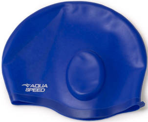 Czepek pływacki na uszy Aqua Speed Ear Cap Comfort 01 - granatowy