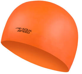 Czepek pływacki silikonowy Aqua Speed MEGA 75 - pomarańczowy