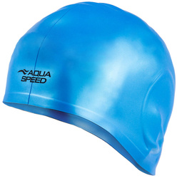 Duży czepek pływacki na uszy Aqua Speed Ear Cap Volume 02 - niebieski