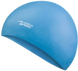 Lateksowy czepek pływacki Aqua Speed Soft Latex 01 -  niebieski