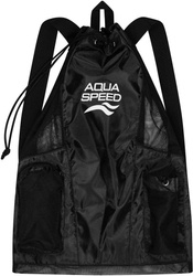 Pojemny worek - plecak na sprzęt pływacki Aqua Speed Gear Bag 07 - czarny