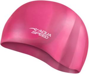 Silikonowy czepek pływacki Aqua Speed Bunt 35 - różowy