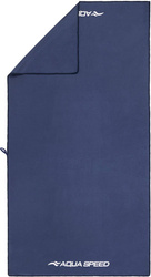 Szybkoschnący ręcznik z mikrofibry Aqua Speed Dry Flat 70x140 cm - fioletowy